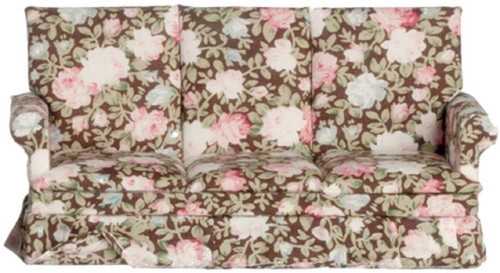 Divano miniatura floreale rosa - divano,